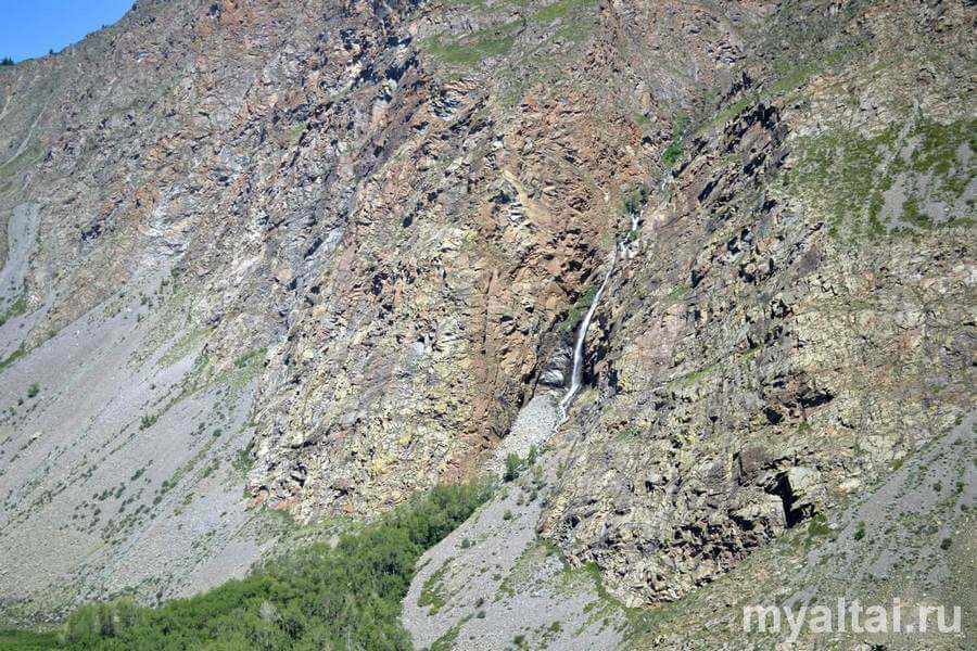 Водопад Карасу в долине Чулышмана
